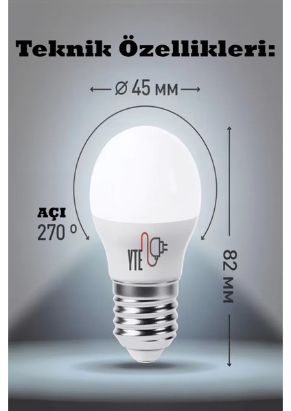 10 Adet Kaliteli Beyaz 6W Top LED Ampul E27 Duy fiyatları
