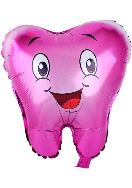 Dişim Çıktı 55 cm Folyo Balon Pembe