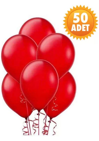Kırmızı 50 Li Late x Balon