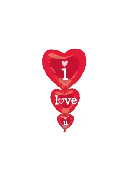 I Love You Folyo Balon
