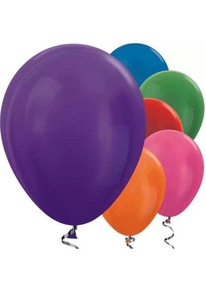 Karışık Renkli Metalik 12 Li Late x Balon