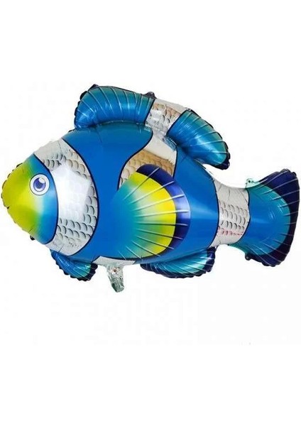 Mavi Balık Folyo Balon 71 x 90 cm