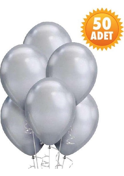 Gri Renk 50 Li Late x Balon