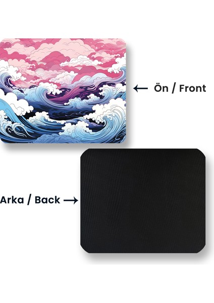 Ilyuka Japanese Waves 22X18CM MP452218 Ilyuka Mini Boy Gaming Mousepad Dikişsiz Kenar Kaymaz Kauçuk Taban 22X18CM fiyatları