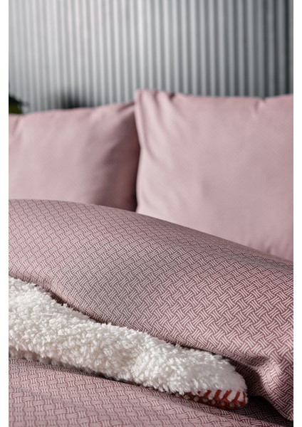 Pure Touch Nevresim Takımı Tek Kişillik Gül Kurusu