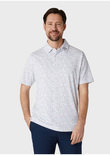 Emea Ss All Over Chev Erkek Tshirt