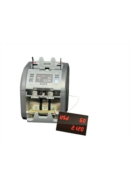 Para Sayma Makinesi Harici Müşteri LED Ekranı