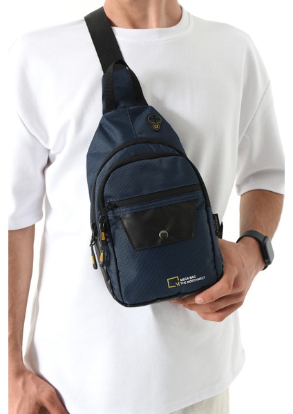 M 1034 Mega Bag Unisex Göğüs Çapraz Çanta, Body Bag