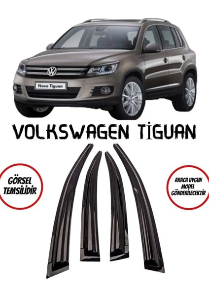 Vw Tıguan Oto Cam Rüzgarlık 4lü Takım