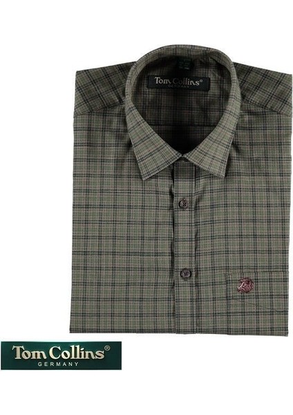 Tom Collins Kareli Uzun Kollu Gömlek 41/42 fırsatları