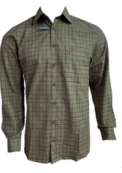 Tom Collins Kareli Uzun Kollu Gömlek 45/46 modelleri