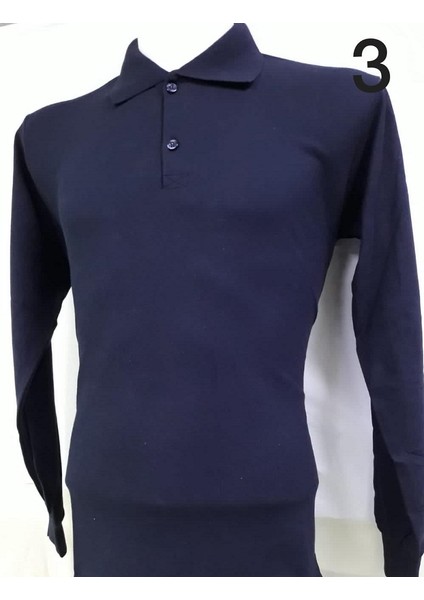 Polo Yaka 2 Iplik Kumaştan Sweatşort