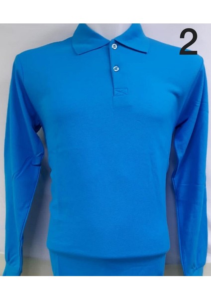 Polo Yaka 2 Iplik Kumaştan Sweatşort