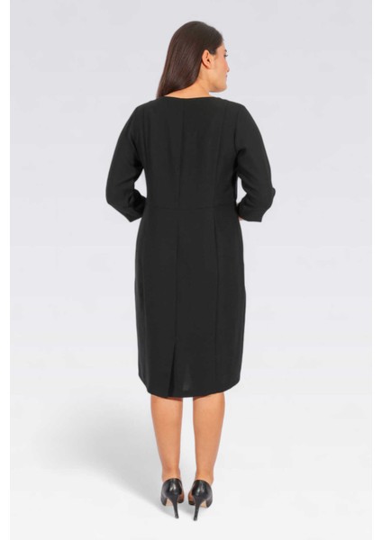 Tolga Saraçoğlu Kadın Boncuk Detaylı Abiye Elbise 40399 Siyah fırsatları