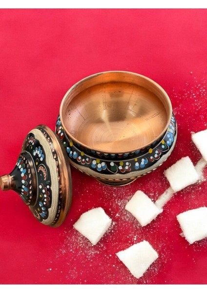 Erzincan Işlemeli Bakır Şekerlik