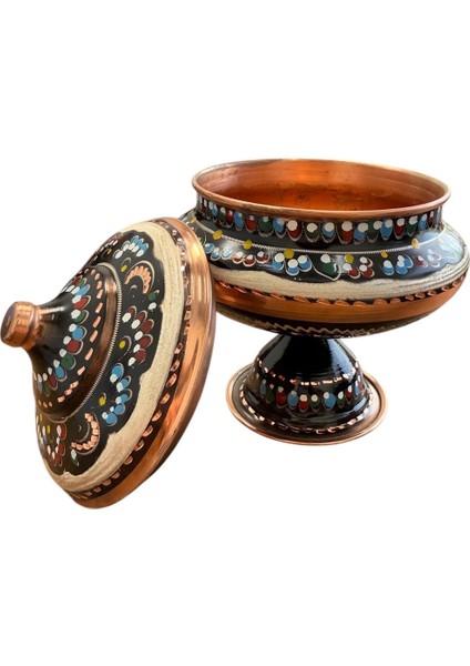 Erzincan Işlemeli Bakır Şekerlik