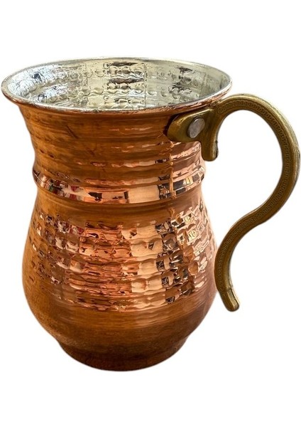 Bakır Çekiç Dövme Bardak 300ML