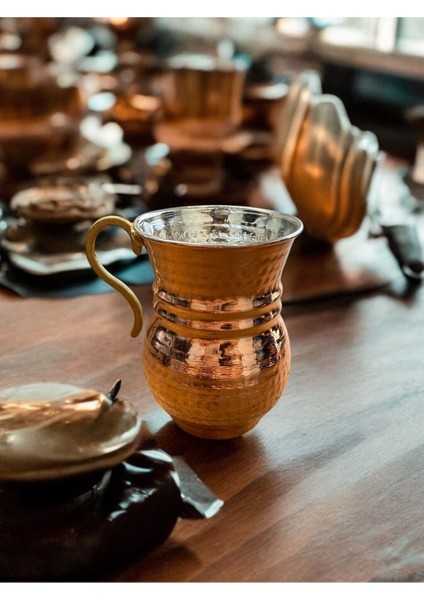 Bakır Çekiç Dövme Bardak 220 ml
