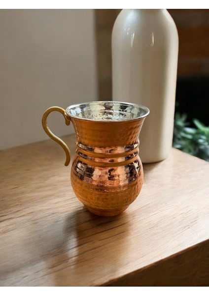 Bakır Çekiç Dövme Bardak 220 ml