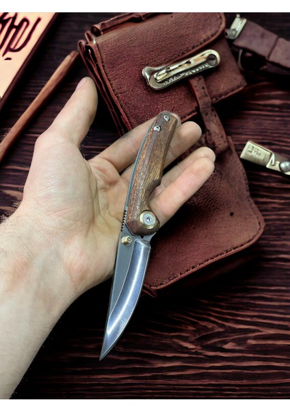 El Yapımı Vidalı Üstün Kaliteli Bıçak Çakı Kamp Avcı Bıçağı Mutfak Bıçak 17.50 Cm