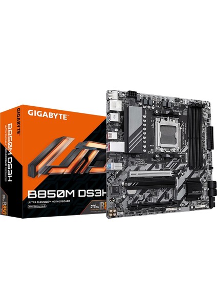 B850M DS3H Ddr5 8200 (Oc) M.2 Am5 Matx Anakart