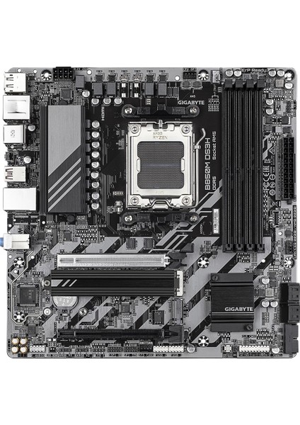 B850M DS3H Ddr5 8200 (Oc) M.2 Am5 Matx Anakart