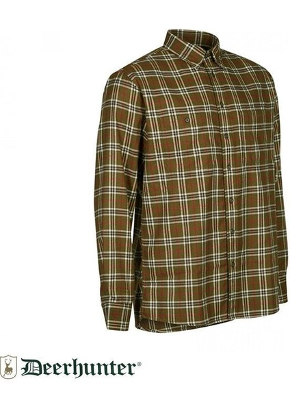 S.k.deerhunter Coolmax 399 Yeşil Kare U.kol Gömlek