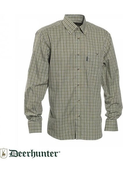 S.k.deerhunter Wyatt Yeşil Kareli Uzun Kol Gömlek