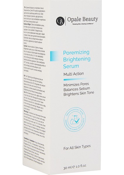 Poremizing & Brightening Serum 30ML Multi-Action Gözenek Kapatıcı ve Aydınlatıcı Serum
