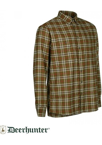 S.k.deerhunter Coolmax 399 Yeşil Kare U.kol Gömlek