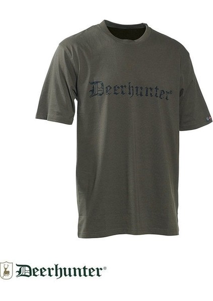 Deerhunter 378 Dh Logo Yeşil Kısa Kollu Tişört M
