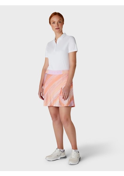 Striped Pleated Kadın Etek