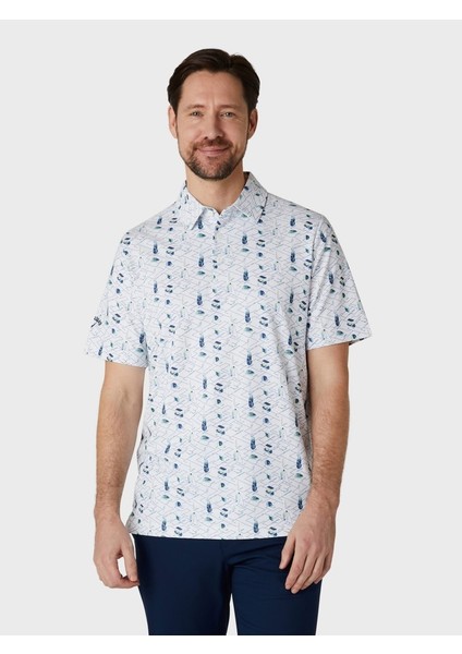 Emea Ss All Over Essential Erkek Tshirt