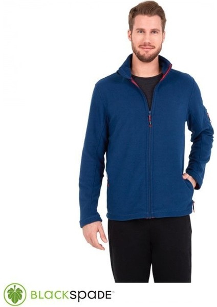 Blackspade Önden Fermuarlı Polar Mont Lacivert L