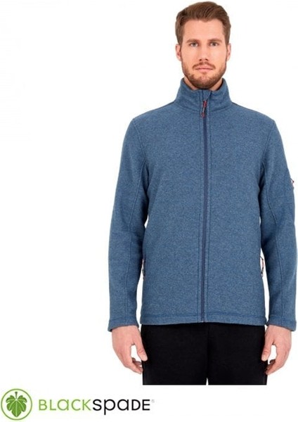 Blackspade Önden Fermuarlı Polar Mont Mavi S