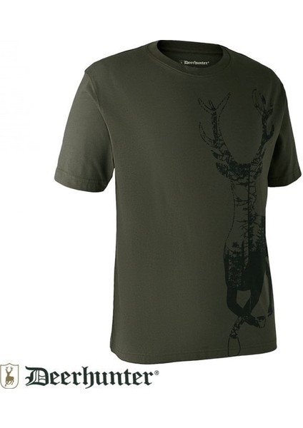 Deerhunter T-Shirt Geyik Desenli L