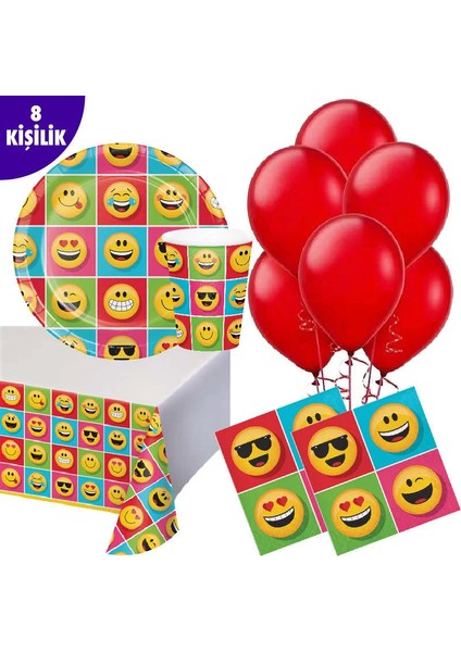 Gülen Yüz Partisi 8 Li Parti Seti