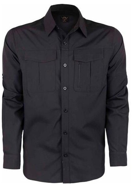 Vav Uzun Kol Gömlek Tacflex-02 Siyah Xxl fiyatları