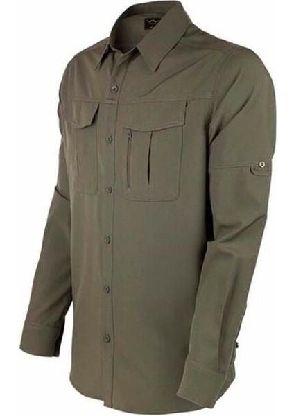 Vav Uzun Kol Gömlek Tacflex-02 Haki L fırsatları