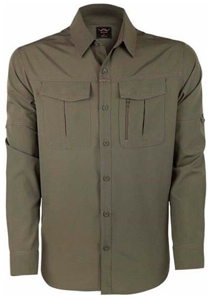 Vav Uzun Kol Gömlek Tacflex-02 Haki M fiyatları