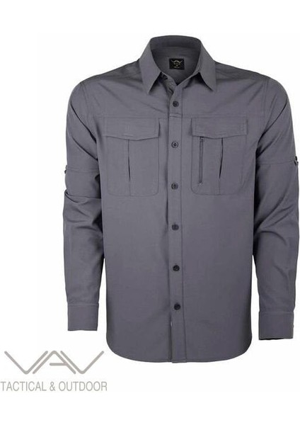 Vav Uzun Kol Gömlek Tacflex-02 Füme M fırsatları