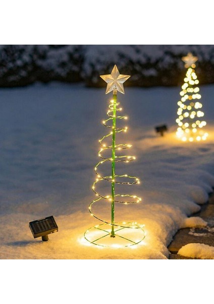 Solar LED Christmas Tree Lights Güneş Enerjili LED Yılbaşı Ağacı Bahçe Balkon Teras Aydınlatma
