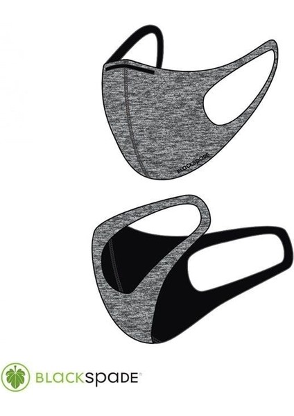 Blackspade Unisex Koruyucu Maske Antrasit L indirimleri