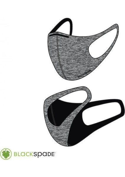 Blackspade Çocuk Koruyucu Maske Antrasit S2