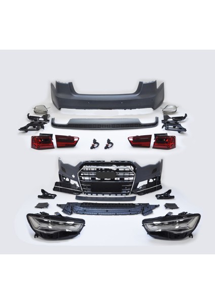 Audi a6 sline body kit dönüşüm kiti facelift makyajlı görünüm 2012 / 2015
