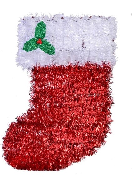 Noel Çorabı Asılabilir Dekor Süs 30 cm