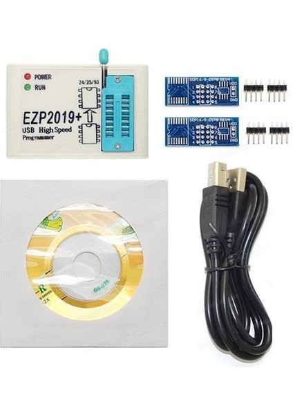 EZP2019+ Eeprom Bios USB Spı Programlayıcı 24 25 26 93 Serisi