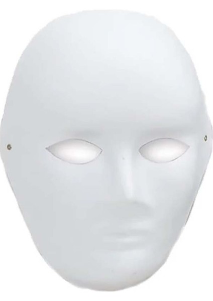 Puti Karton Maske Küçük Surat 5169