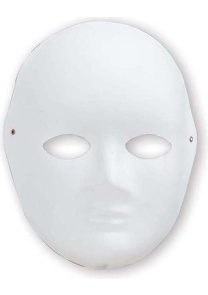 Puti Karton Maske Büyük Surat 5176