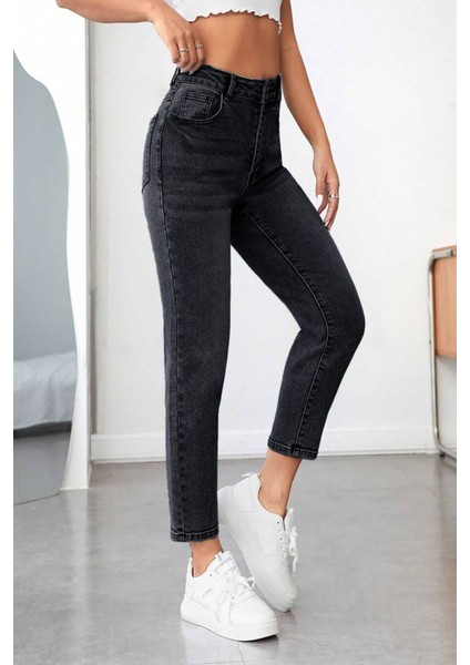 Kadın Yüksek Bel Soho Boyfriend Jean C599 fırsatları